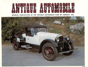 ANTIQUE AUTOMOBILE 1985 MAR - '21 PAIGE-DETROIT,'53 CHIEFTAIN, SILVER-APPERSON